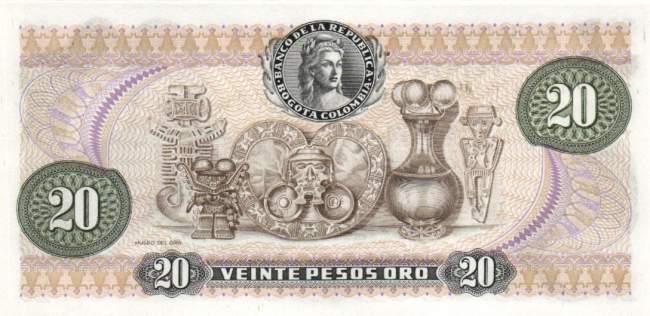 20 Pesos 1.1.1982